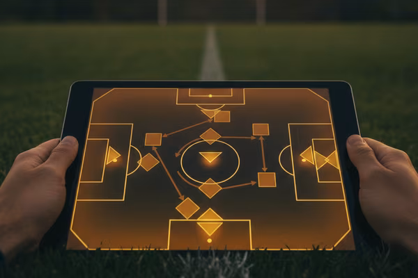 Tactical formation on a tablet