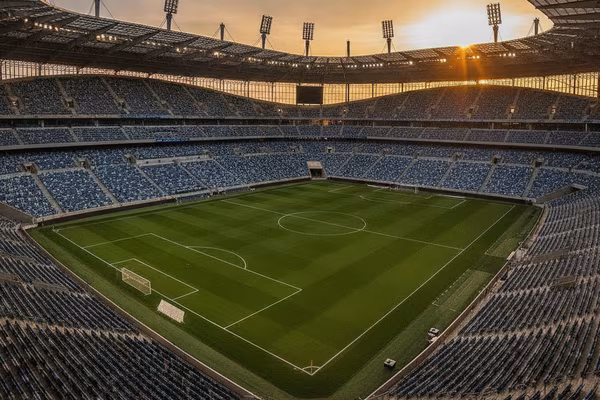 Grand modern stadium